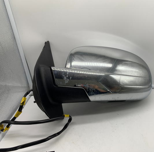 2009-2014 Chevrolet Silverado 1500 Driver Power Door Mirror Chrome OEM A01B46001