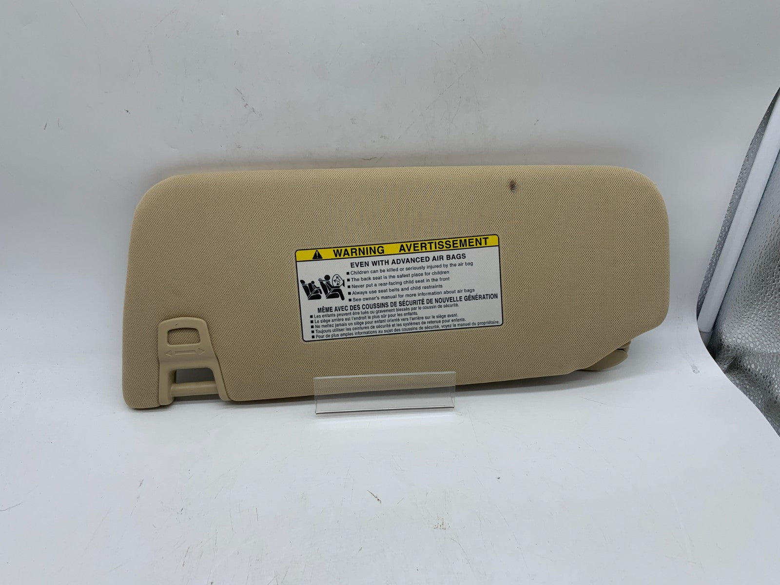 2013-2016 Toyota Avalon Passenger Sunvisor Sun Visor Beige Illuminated D03B21003
