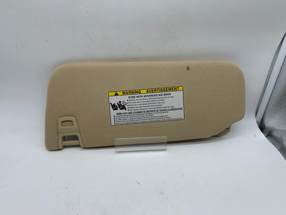 2013-2016 Toyota Avalon Passenger Sunvisor Sun Visor Beige Illuminated D03B21003