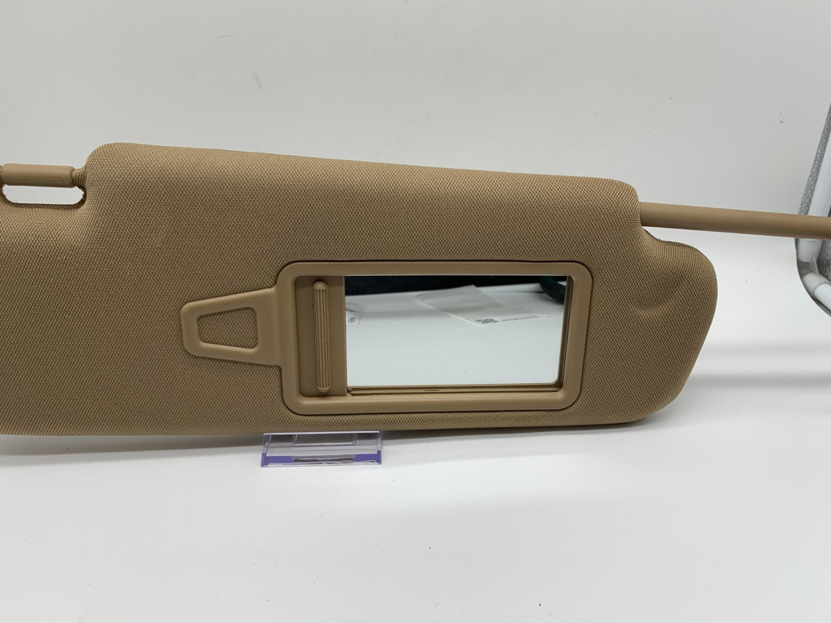2011-2015 Hyundai Sonata Passenger Sun Visor Tan Illuminated OEM B02B09089