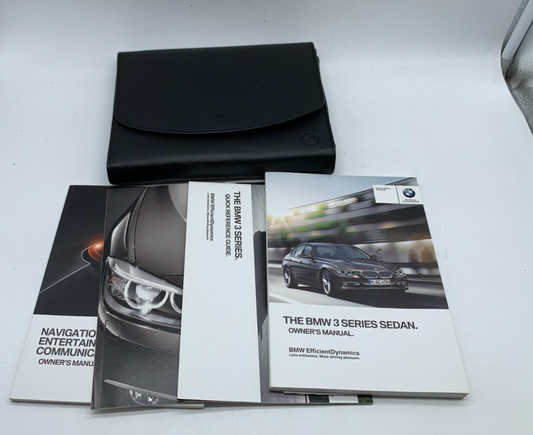 2015 BMW 3 Series Owners Manual Set with Case OEM D02B09037