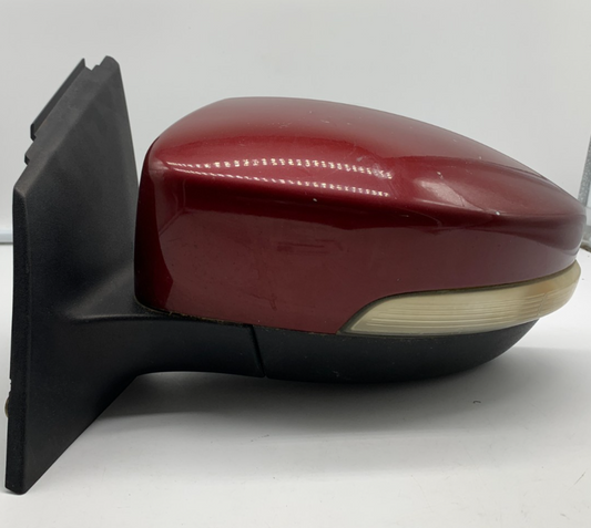 2012-2014 Ford Focus Driver Side View Power Door Mirror Dark Red OEM C03B28002