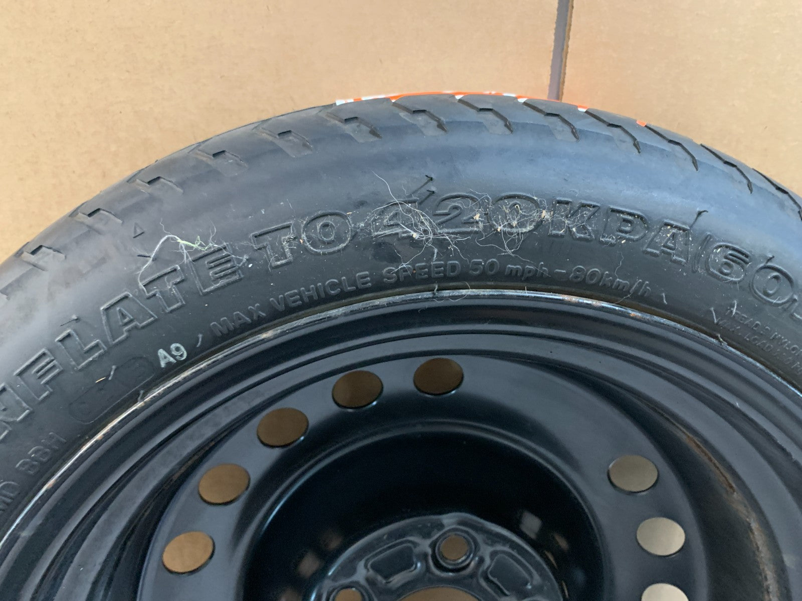 2015-2020 Hyundai Sonata 16" Spare Tire Compact Donut T125/80D16 OEM