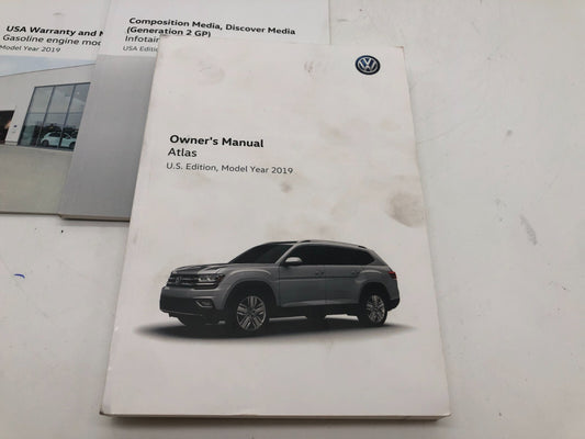 2019 Volkswagen Atlas Owners Manual Set with Case OEM