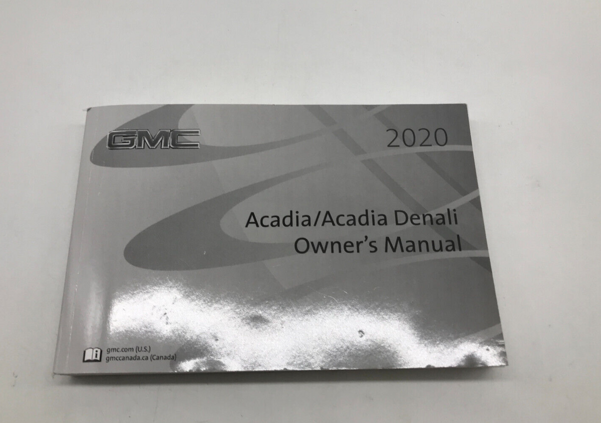 2020 GMC Acadia Owners Manual OEM R01B09011