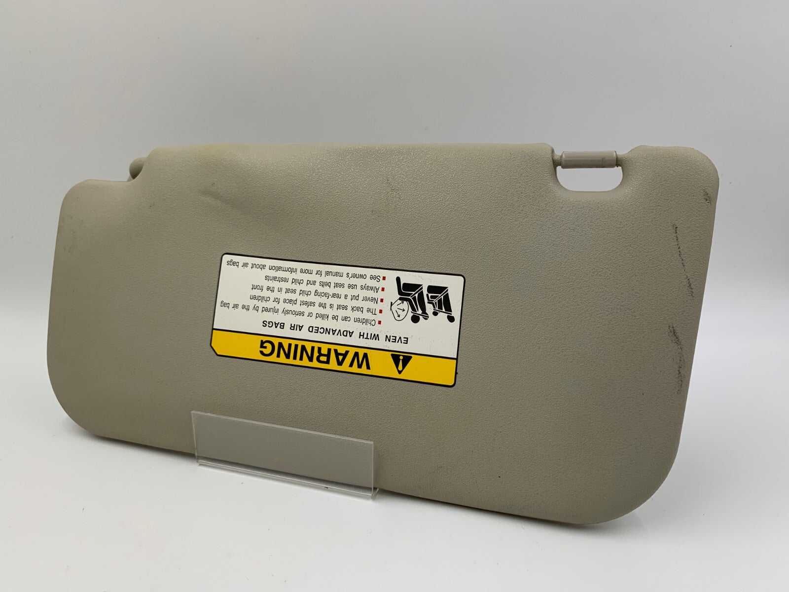 2014-2019 Mitsubishi Mirage Passenger Sun Visor Gray OEM C04B46043