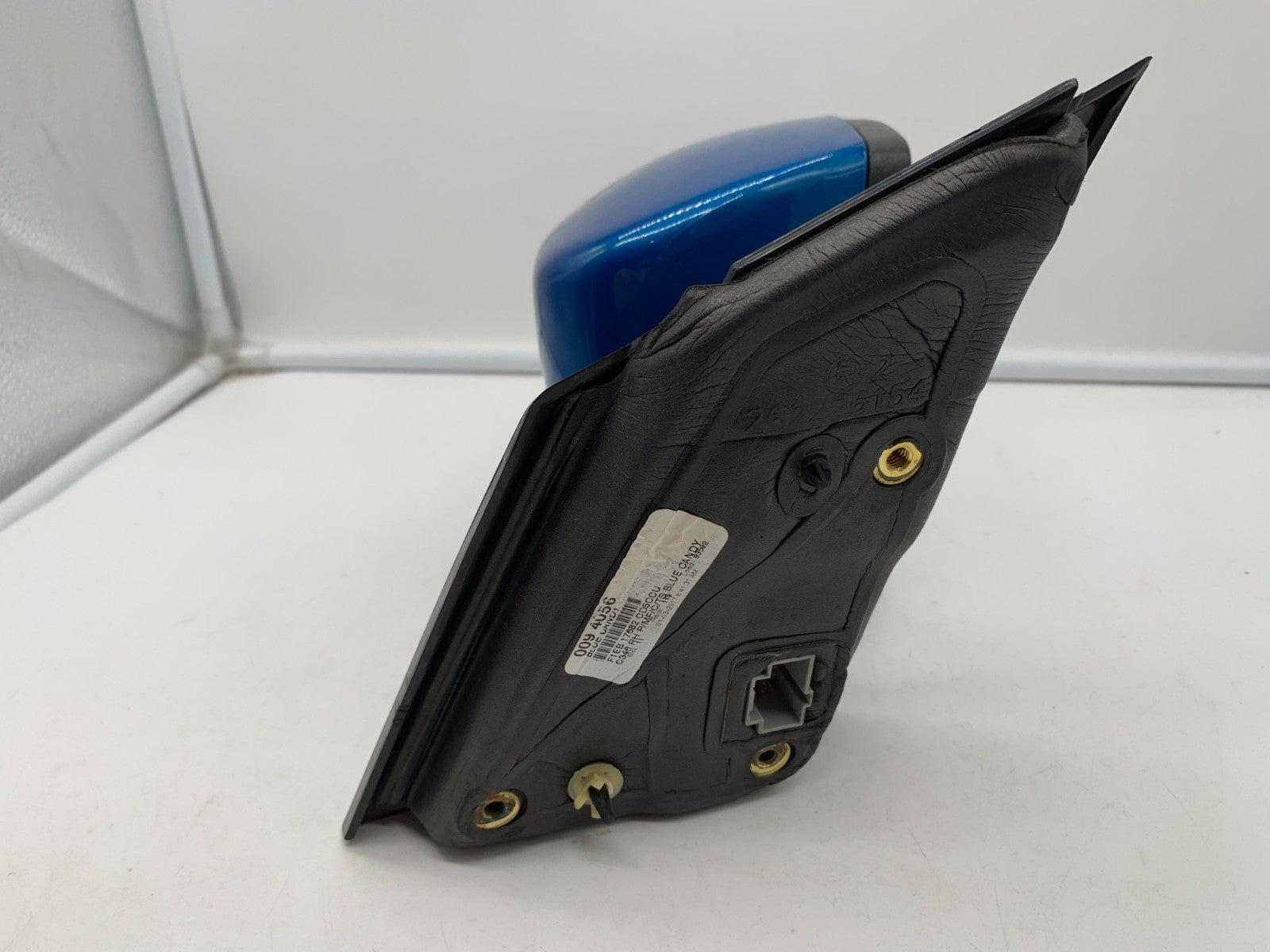 2012-2014 Ford Focus Passenger Side View Power Door Mirror Blue Candy OEM