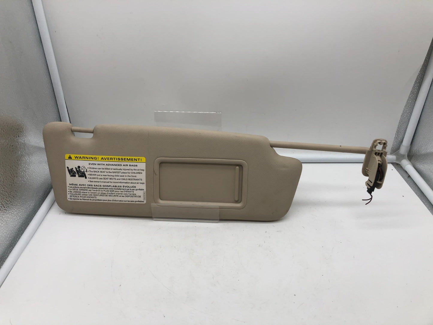 2009-2012 Audi A4 Passenger Sun Visor Gray Illuminated OEM B03B46045