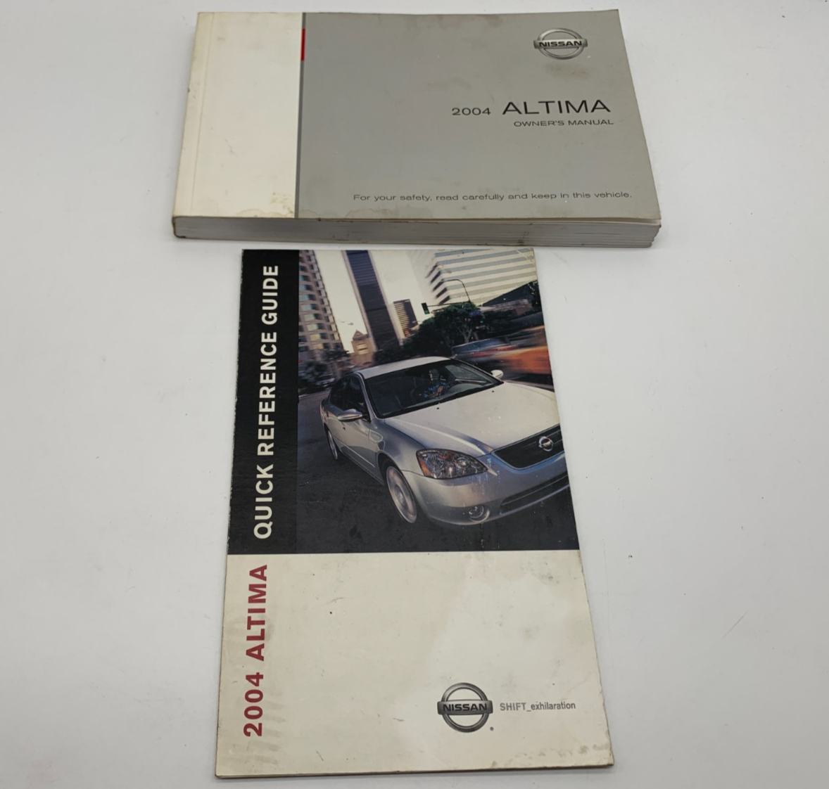 2004 Nissan Altima Owners Manual Set OEM C02B56008