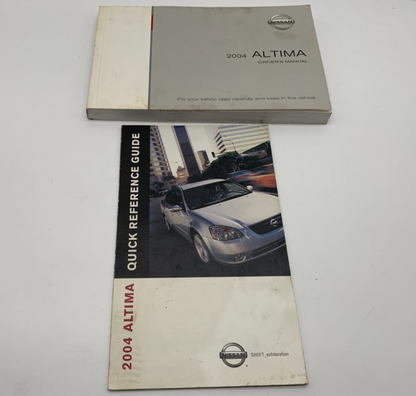 2004 Nissan Altima Owners Manual Set OEM C02B56008