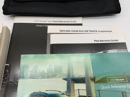 2017 Ford Escape Owners Manual Set with Case OEM