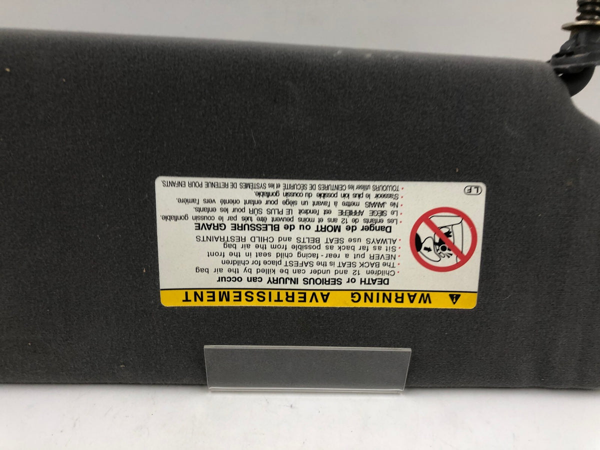 2005-2012 Toyota Avalon Driver Sun Visor Gray Illuminated OEM C02B37051