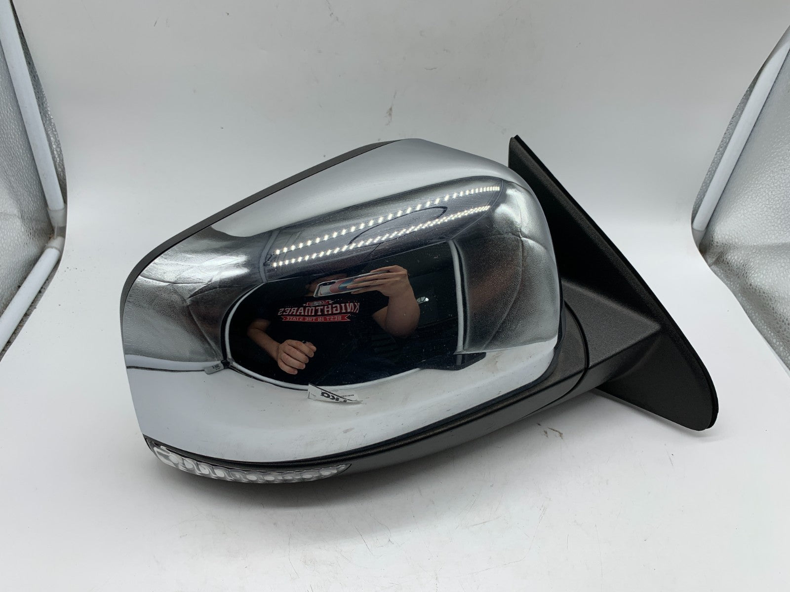 2011-2022 Jeep Grand Cherokee Passenger Side Power Door Mirror Chrome D03B39001