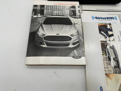 2016 Ford Fusion Owners Manual Set with Case OEM D01B37014