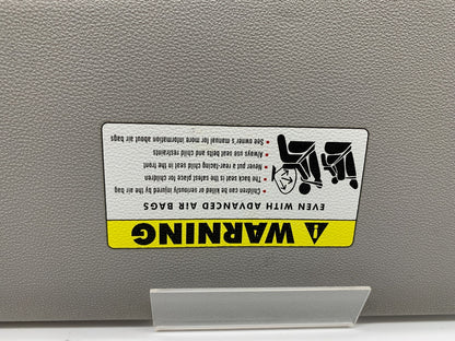 2005-2006 BMW X3 Passenger Sun Visor Gray Illuminated OEM C03B26035