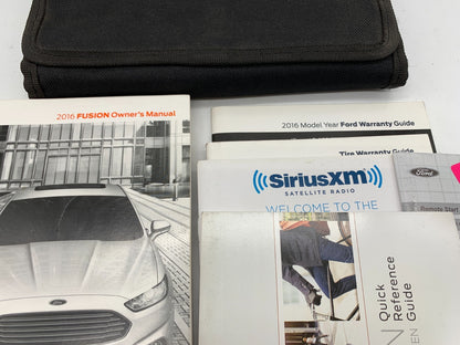 2016 Ford Fusion Owners Manual Set with Case OEM D01B37014