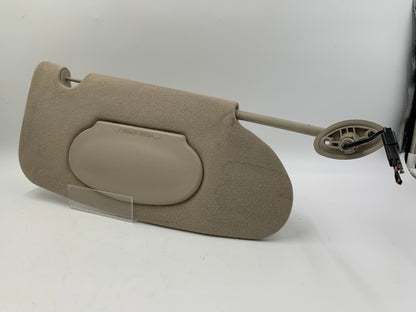 2001 Chrysler PT Cruiser Passenger Sun Visor Tan Illuminated OEM D03B29031