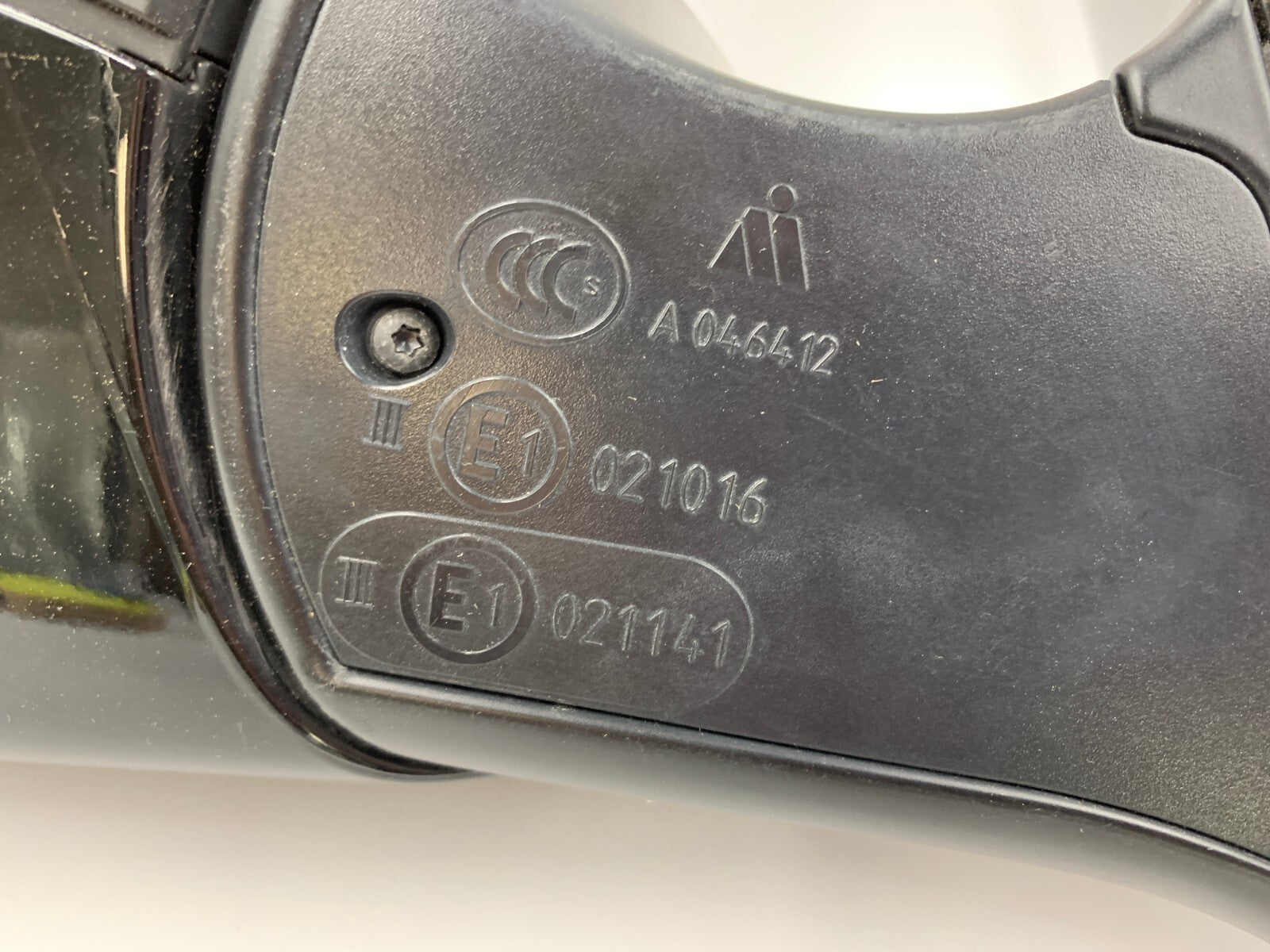 2012-2013 BMW 528i Driver Side View Power Door Mirror Black OEM C04B15020