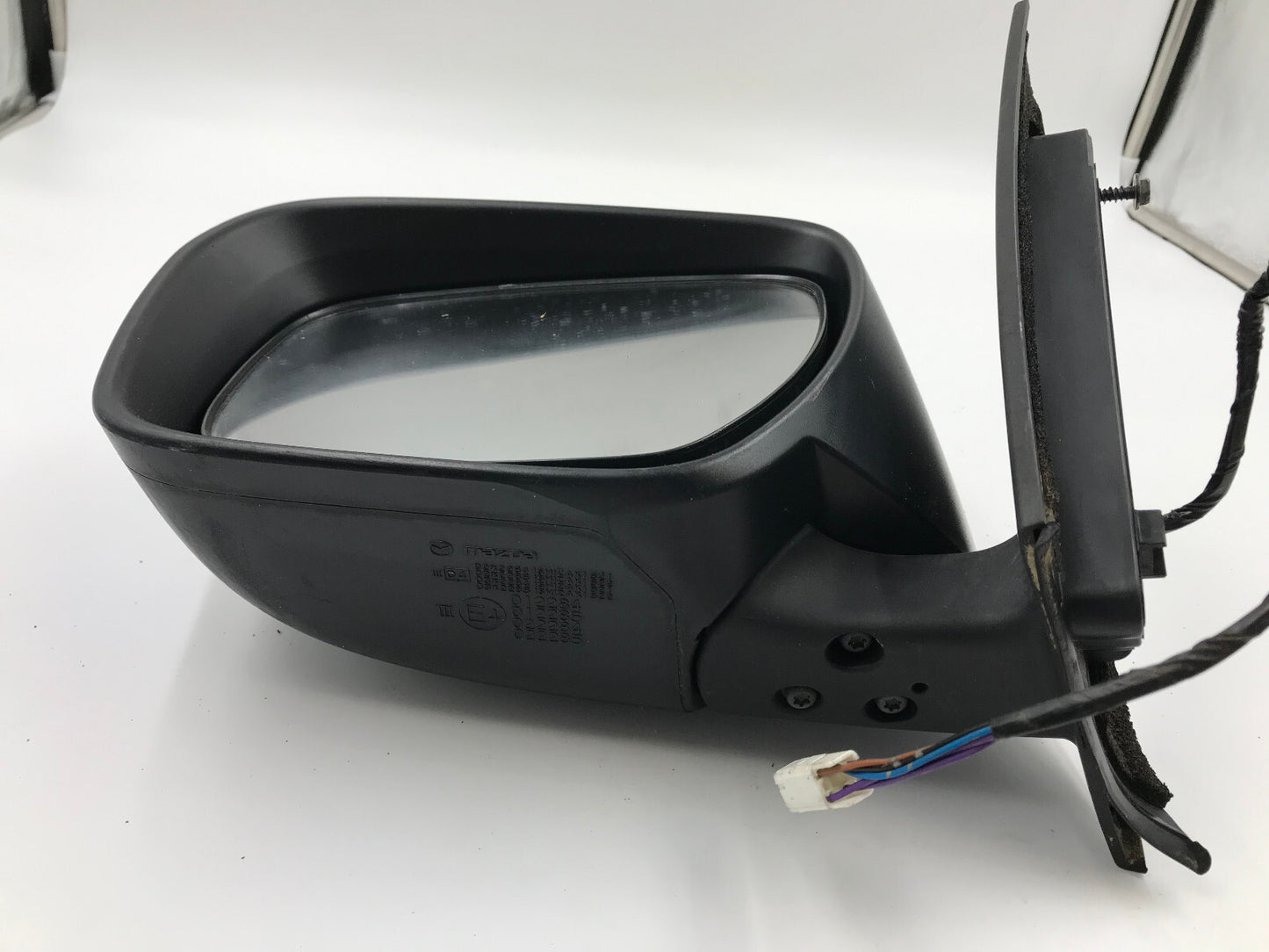 2007-2009 Mazda CX-7 Driver Side View Power Door Mirror Black OEM C01B51002