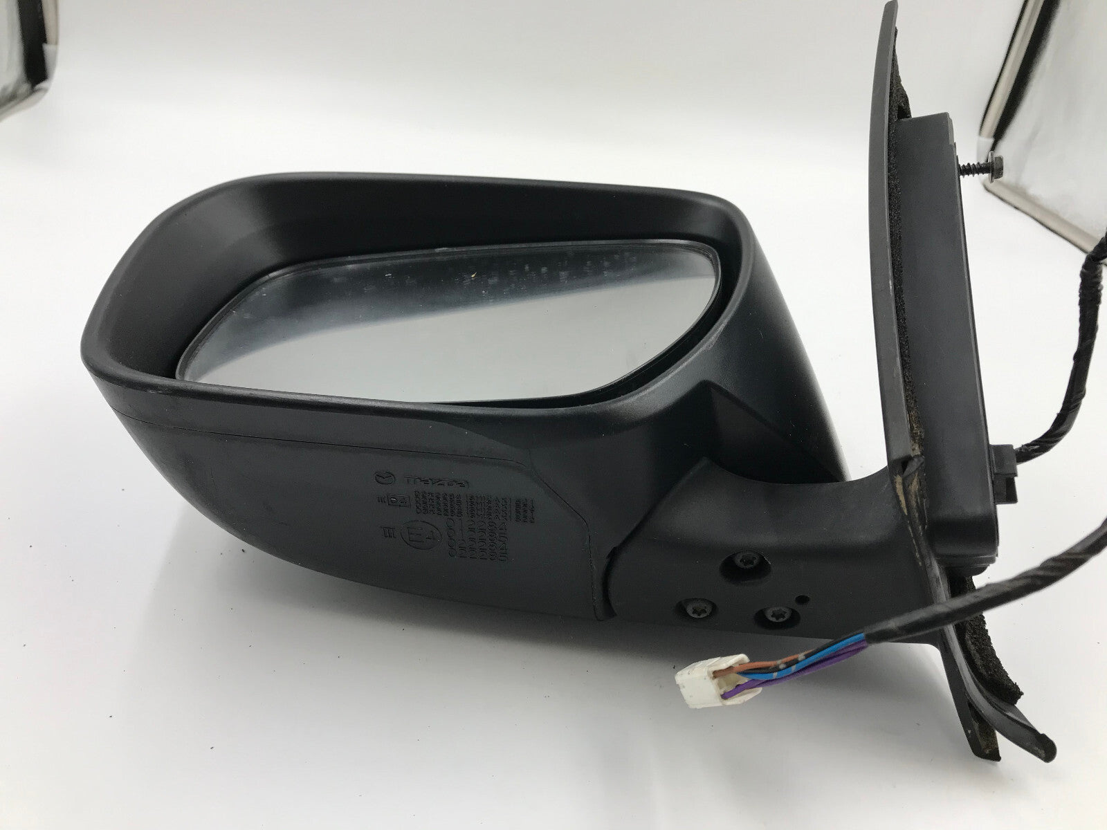 2007-2009 Mazda CX-7 Driver Side View Power Door Mirror Black OEM C01B51002