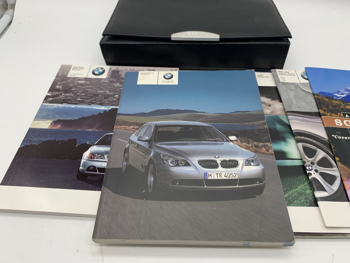 2004 BMW 545i 5 Series Owners Manual Set OEM D01B11007