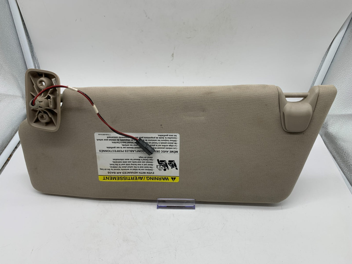 2009-2010 Ford F-150 F150 Passenger Sun Visor Gray Illiminated OEM B01B24007