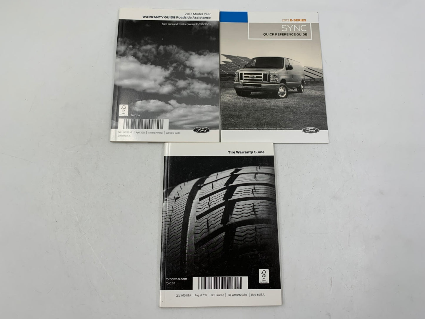 2013 Ford E-Series ESeries Owners Manual Set with Case OEM B01B05011