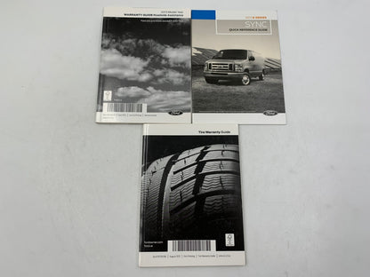 2013 Ford E-Series ESeries Owners Manual Set with Case OEM B01B05011