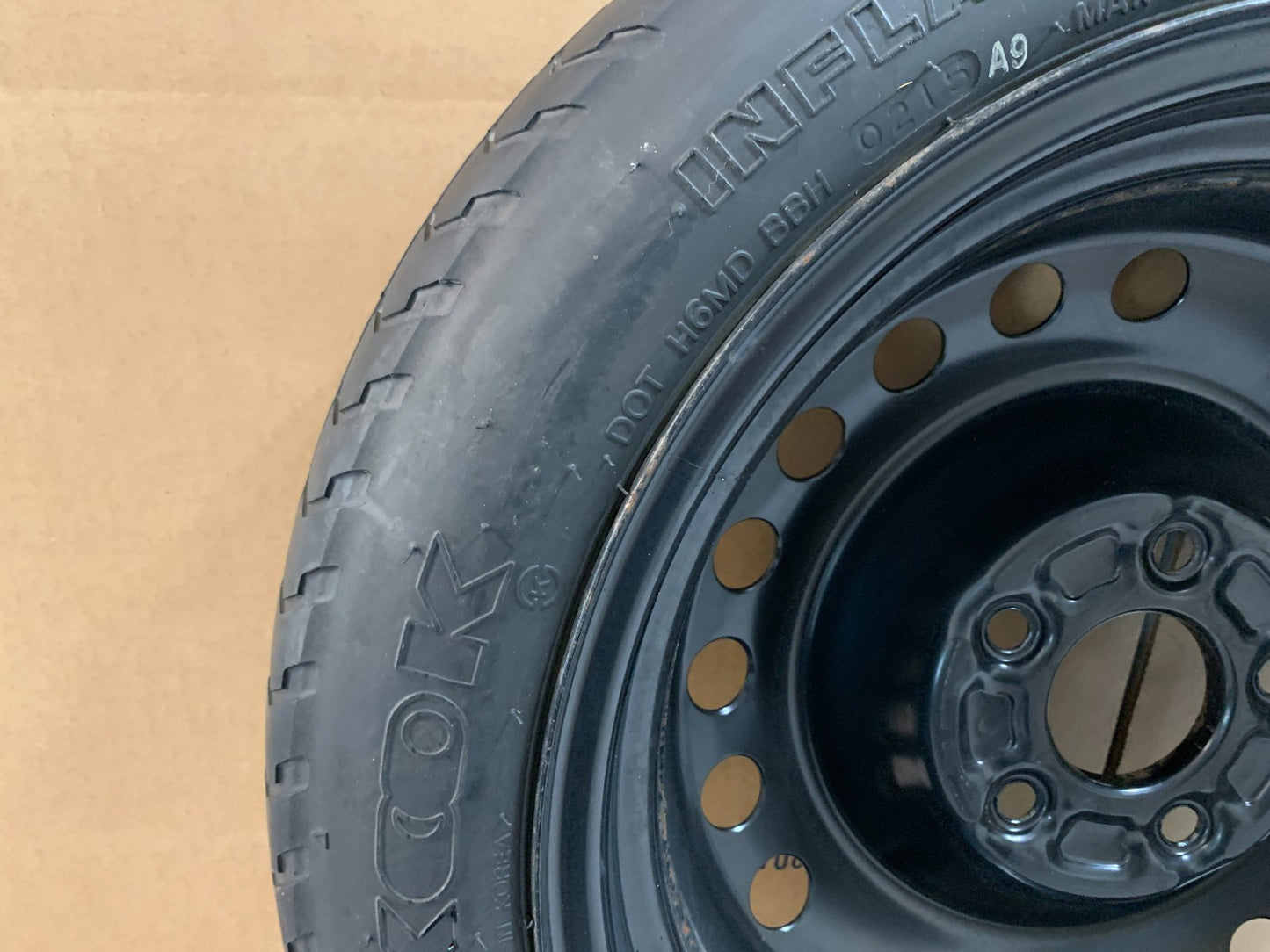 2015-2020 Hyundai Sonata 16" Spare Tire Compact Donut T125/80D16 OEM