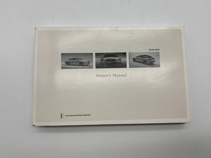 2018 Lincoln MKZ Owners Manual Set with Case OEM C03B44001