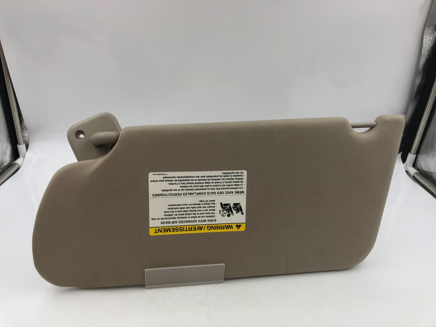 2009-2012 Ford Flex Passenger Sun Visor Shade Tan Illuminated OEM G04B50052