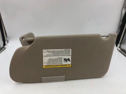 2009-2012 Ford Flex Passenger Sun Visor Shade Tan Illuminated OEM G04B50052