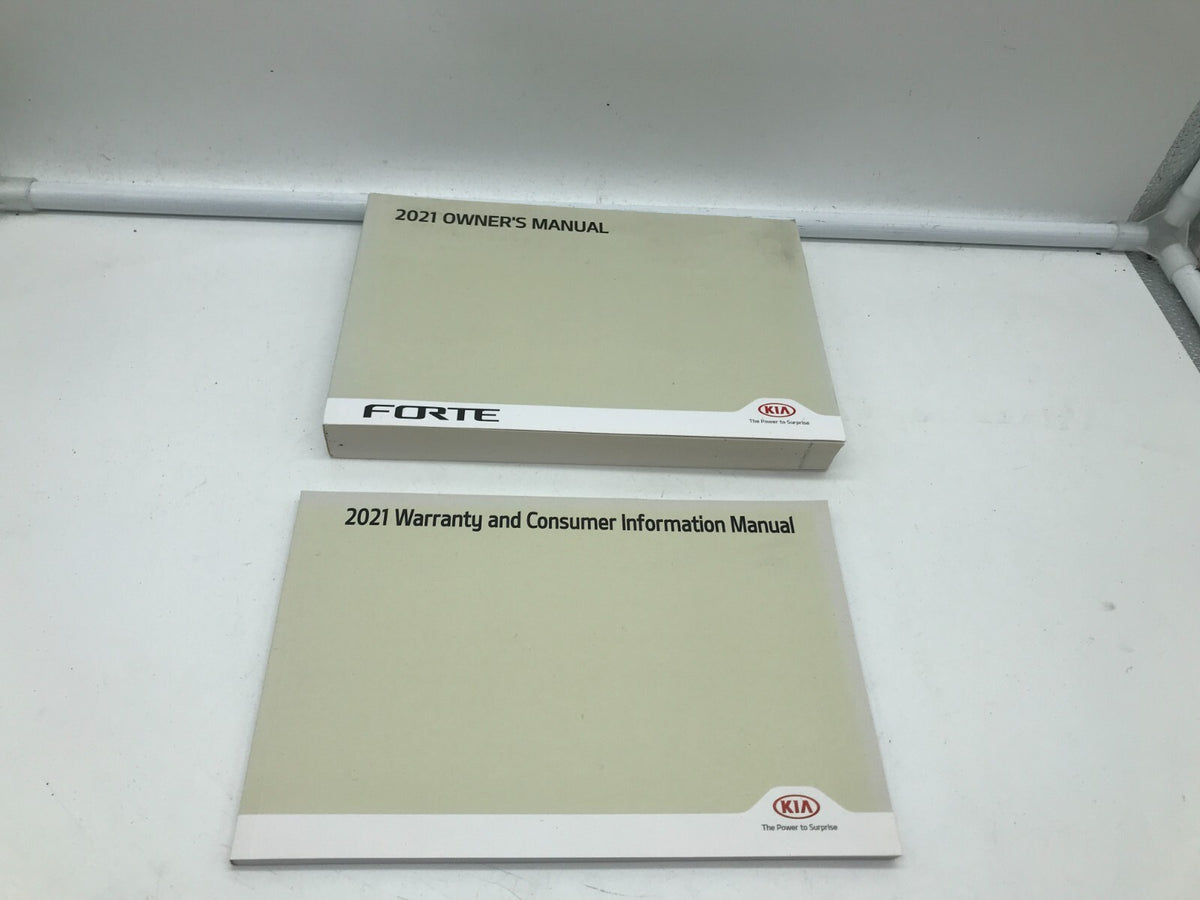 2021 Kia Forte Owners Manual Set OEM R01B27018