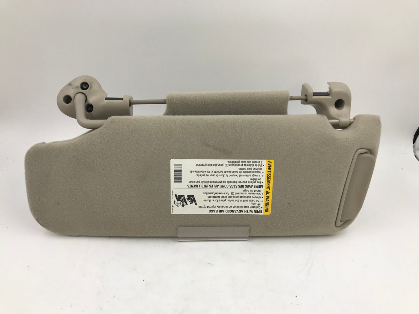 2000 Chevrolet Tahoe Passenger Sun Visor Gray Illuminated OEM B03B50053
