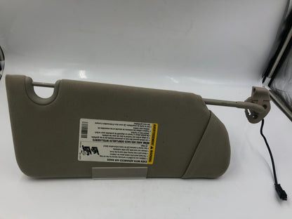 2006-2007 Cadillac DTS Driver Sun Visor Beige Illuminated OEM B02B03025