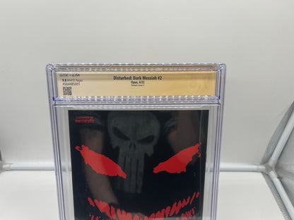 Disturbed Dark Messiah #2 CGC 9.8 JSA Signature Series Tim Seeley