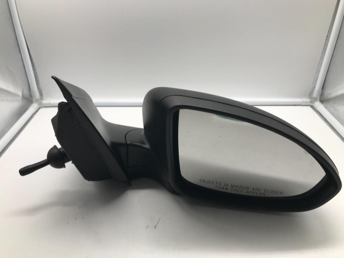 2011-2014 Chevrolet Cruze Passenger Side View Manual Door Mirror Black D01B49047