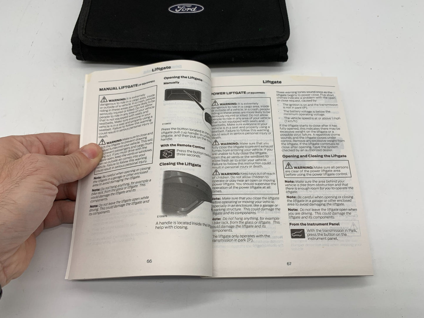 2019 Ford Escape Owners Manual Set with Case OEM C02B14053