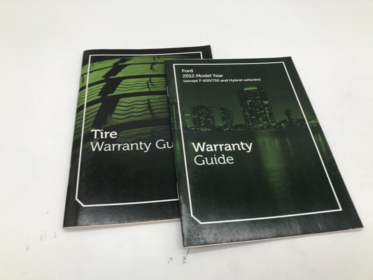 2012 Ford Transit Connect Owners Manual Set OEM A03B50070