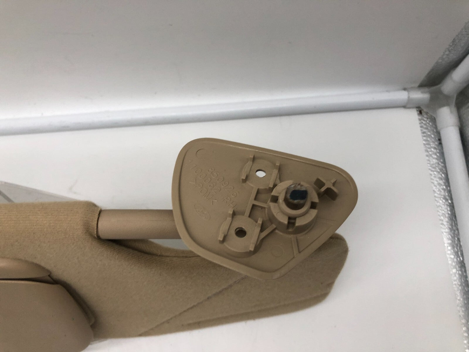 2005-2011 Ford Mustang Passenger Sun Visor Tan OEM A01B14013