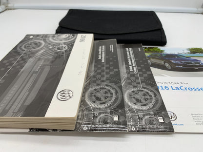 2016 Buick Lacrosse Owners Manual Set with Case OEM