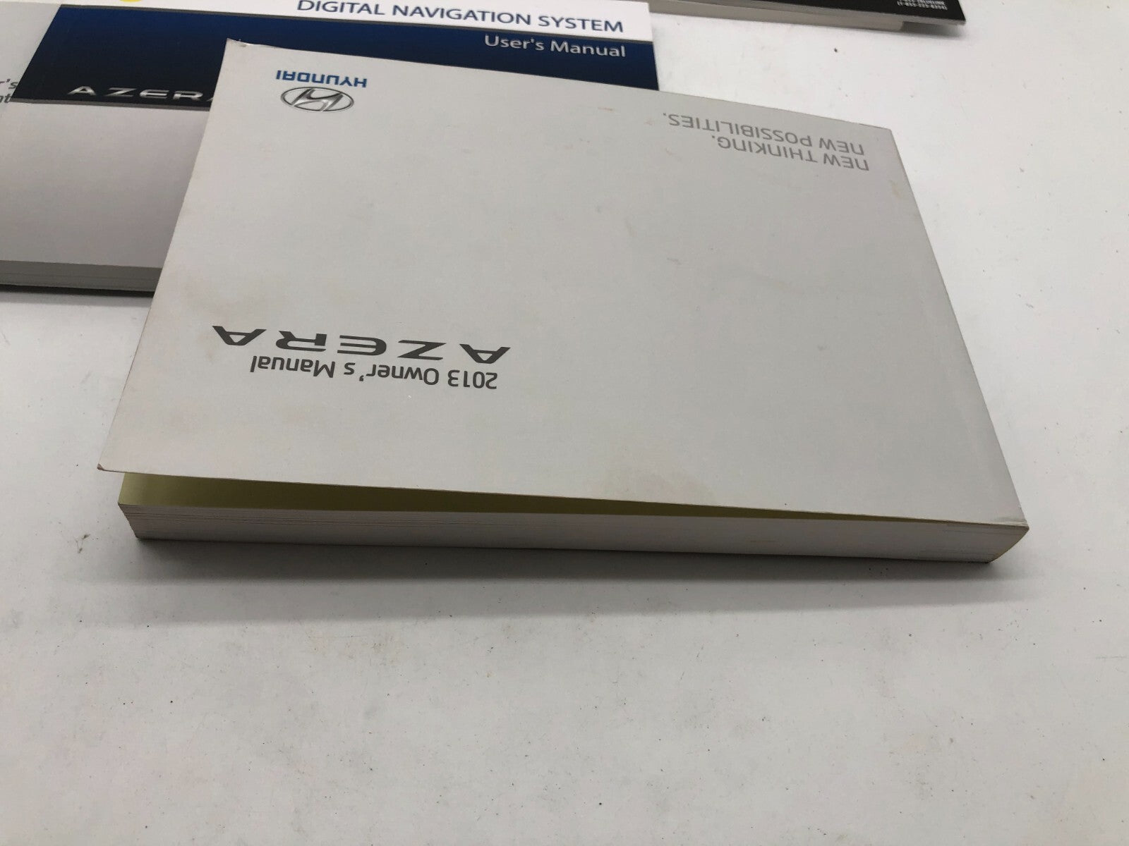 2013 Hyundai Azera Owners Manual Set with Case OEM A02B03031