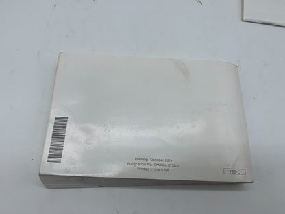 2020 Nissan Rogue Owners Manual Set OEM D03B38002