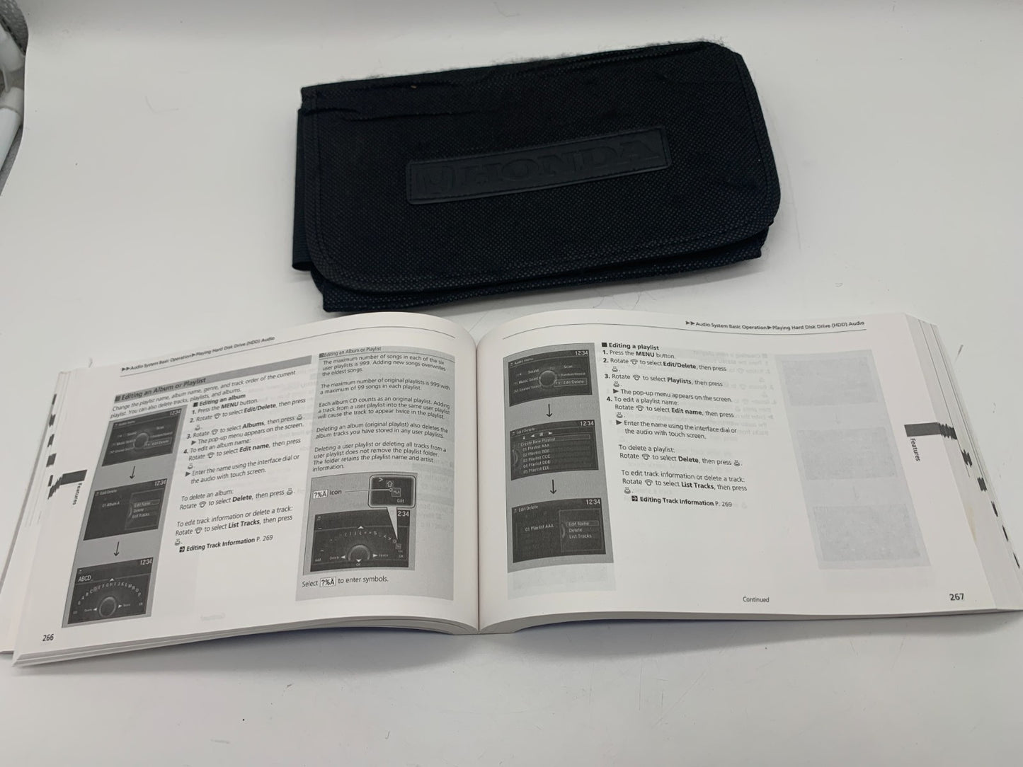 2015 Honda Accord Sedan Owners Manual Set with Case OEM A01B24024