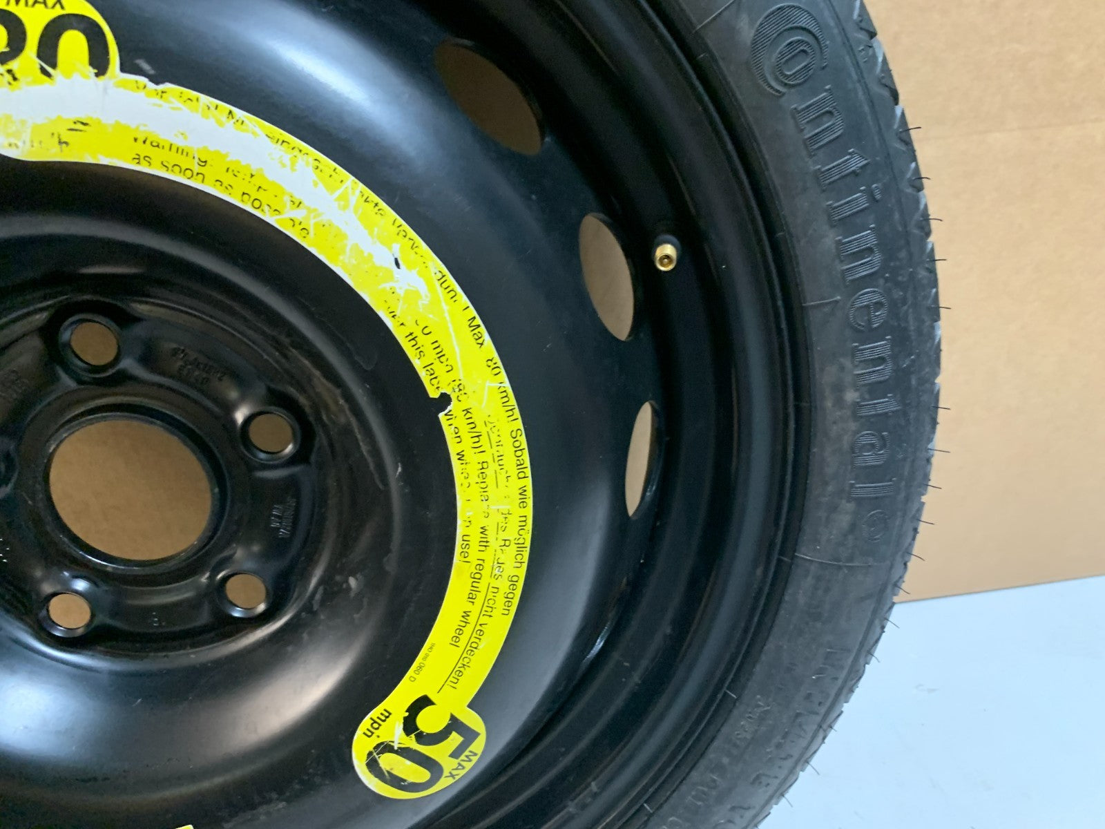 2009-2021 Volkswagen Jetta 18" Spare Tire Compact Donut T125/70R18