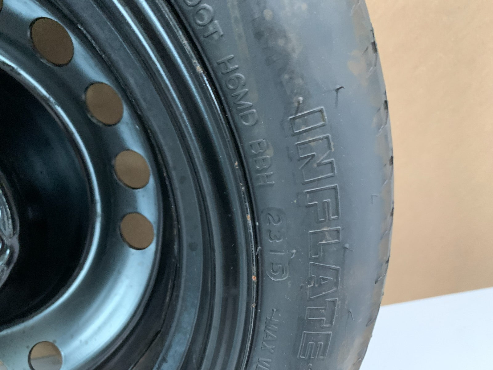 2015-2020 Hyundai Sonata 16" Spare Tire Wheel Compact Donut T125/80D16 OEM