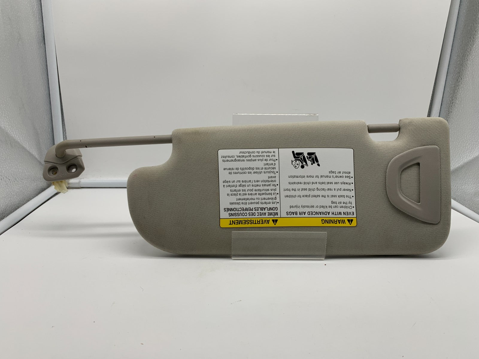 2014-2023 Infiniti Q50 Passenger Sun Visor Gray Illuminated OEM B04B21005