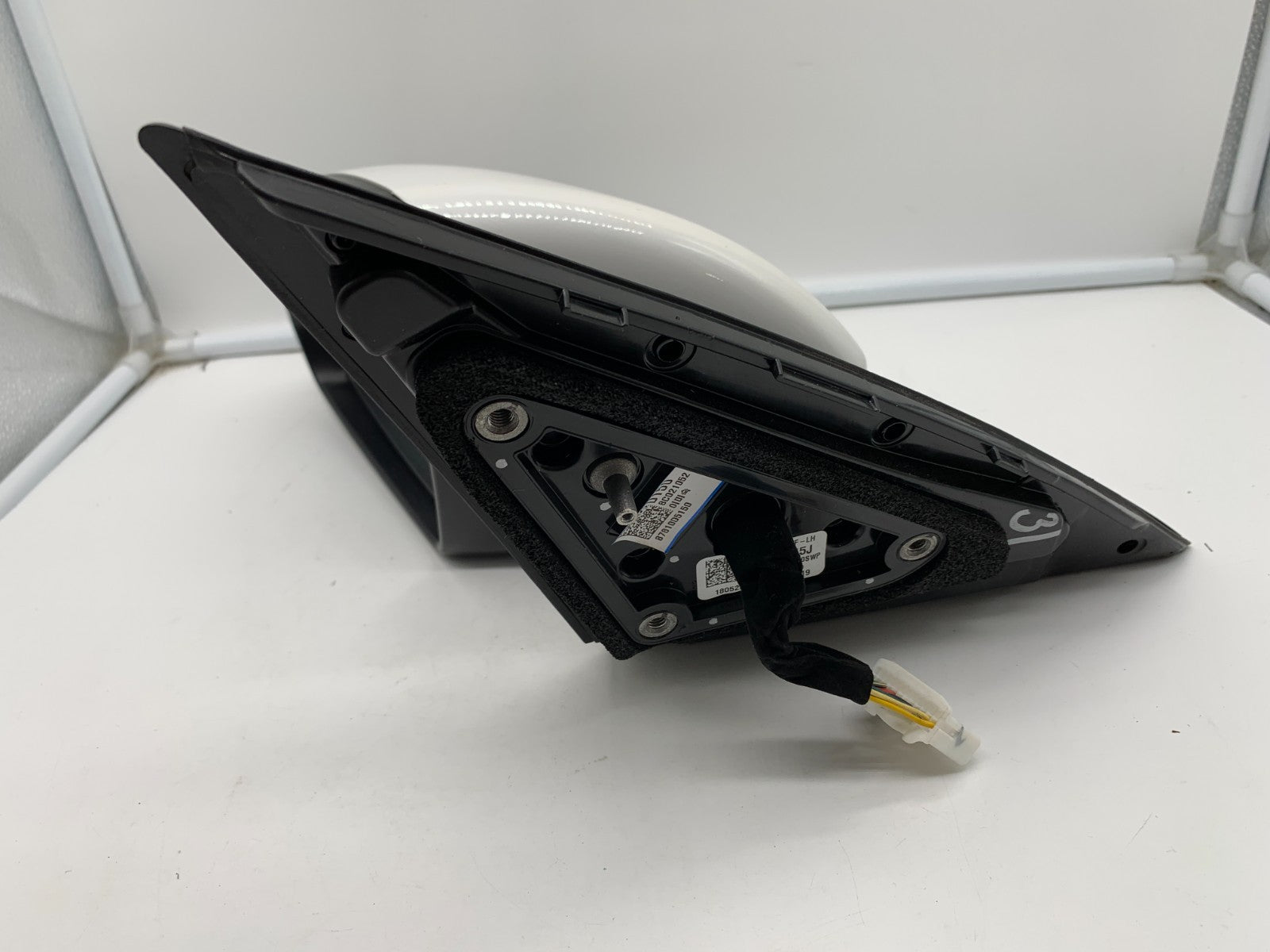 2016-2020 Kia Optima Driver Side View Power Door Mirror White BSA OEM