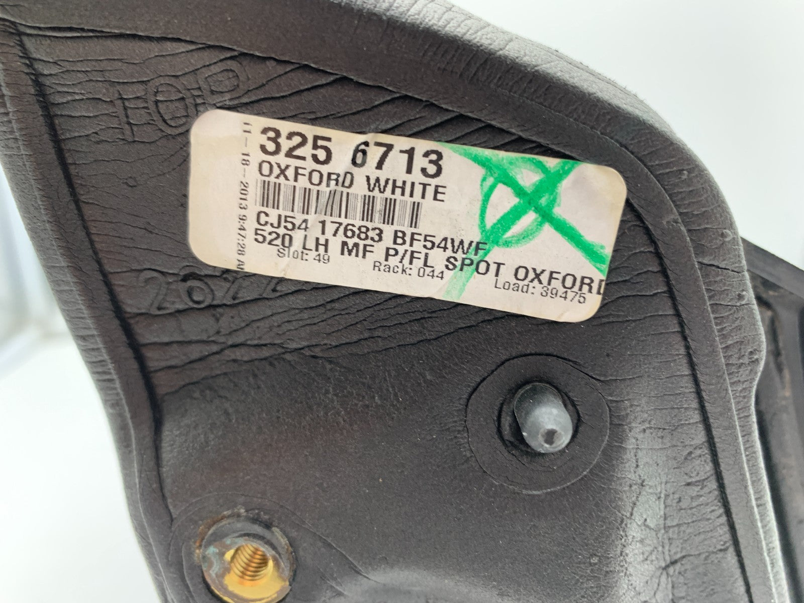 2013-2016 Ford Escape Driver Side View Power Door Mirror White OEM C02B56001