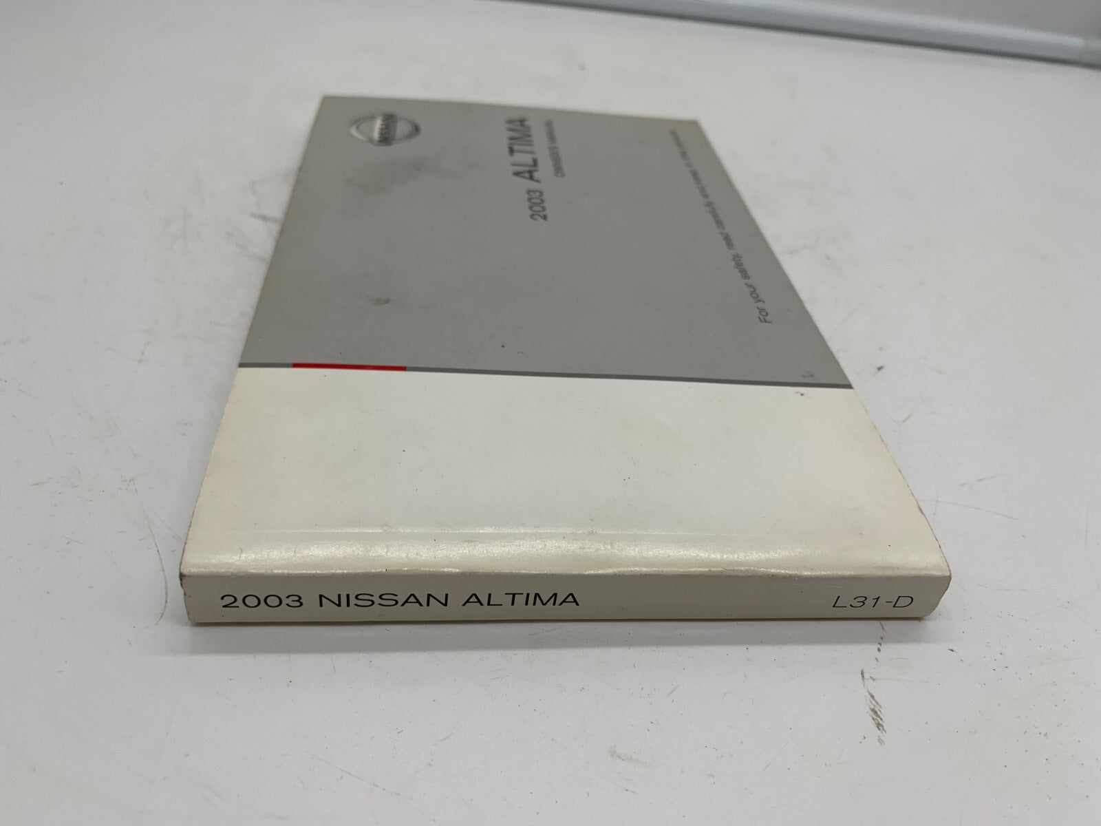 2003 Nissan Altima Owners Manual OEM B02B39011